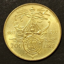200 LIRE 1997 FDC UNC LEGA
