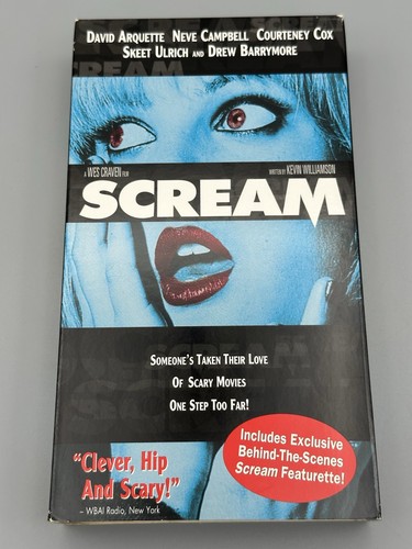 Scream vhs drew barrymore - scream, blue