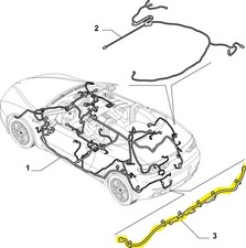 50507313 Cablaggio sensori parcheggio PDC Alfa Romeo Spider e Brera (939)