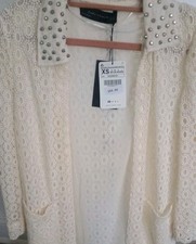 Giacca lunga Zara donna pizzo