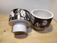 Pietro Annigoni Ciotole In Ceramica tazze collezione porcellane EVA SUD anni 60