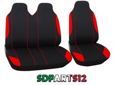 Coprisedili 2+1 Nero Rosso