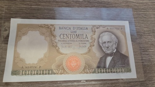 Banconota 100000 lire manzoni - 100000,