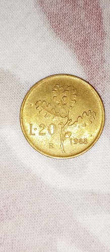 Moneta lire repubblica - 20,