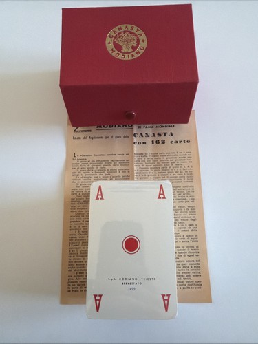 Canasta modiano carte da - ,