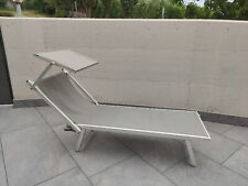 Lettino prendisole Alluminio