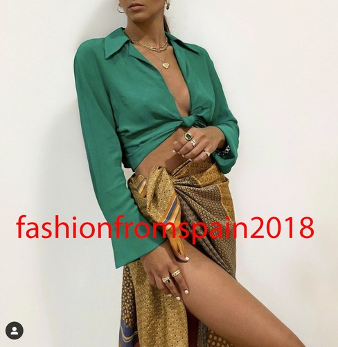 Zara nuovo crop top donna - zara, con