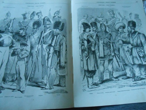 Gravure 1848 uniforme de - -, l'uniforme