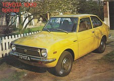 Toyota 1000 Special Brochure Originale OLANDESE Non Datata Foglio Singolo
