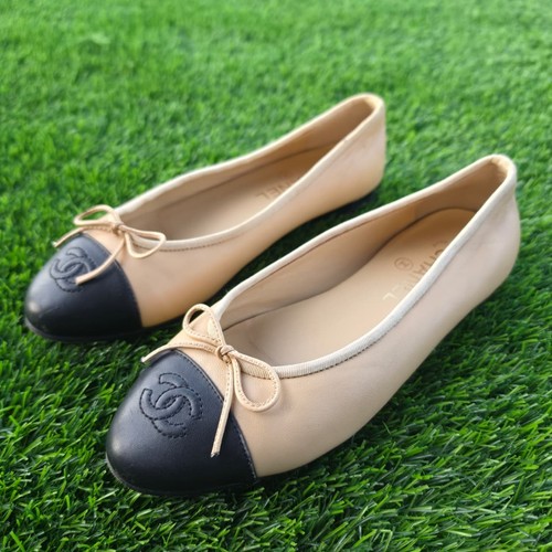 Balletto chanel nero beige - balletto,