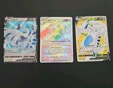 Lugia V Pokemon 3 Carte ITA N/M Lugia V Promo 301 - V Astro 202/195 - 185/195 
