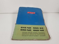 Manuale officina Fiat 645 N2 650 N2 662 N2 650 E2 catalogo ricambi carrozzeria e