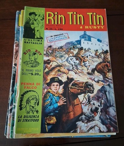 Lotto fumetti rin tin - lotto, "rin