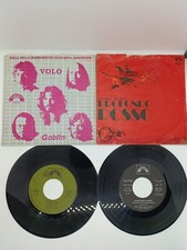 LOTTO 2x GOBLIN 7" Profondo rosso + Volo 45 giri disco Colonna sonora OST Prog