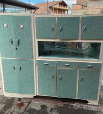 Credenza A Parete vintage  - anni 50 60 - buffet mobile sala modernariato