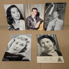 CANTANTI - LOTTO CARTOLINE