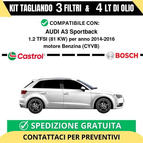 Tagliando filtri bosch - filtri,
