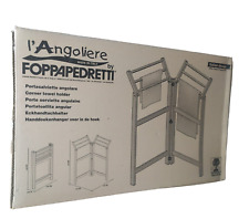 Foppapedretti L'Agoliere Portasciugamani Legno Naturale o noce 96hx69x69cm