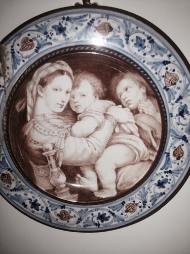 Piatto ceramica pesaro - piatto,