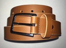 Cintura di Pelle ~ Colore: Cognac ~ Vero Cuoio ~ Lavorazione Artigianale