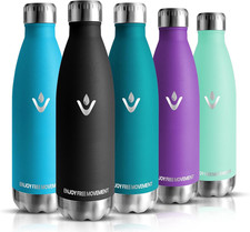 Borraccia Termica, 500Ml Borraccia Acciaio Inox, Borraccia Palestra Senza Perdit