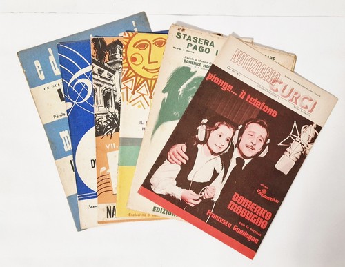 Spartiti musicali anni 60 - 50,