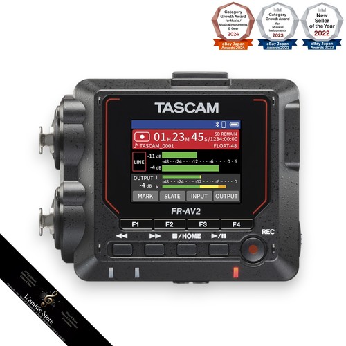 Tascam av2 bit float - tascam, fr-av2
