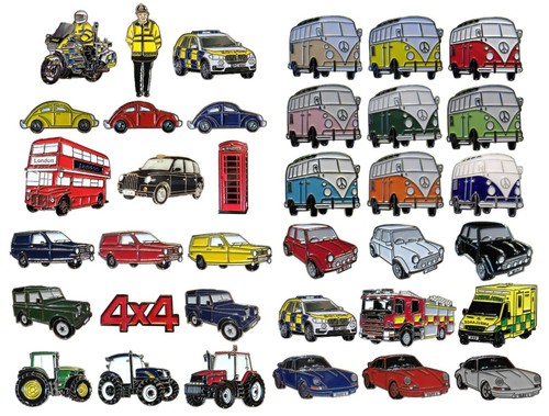 Vehicle enamel badge sets mini - badge,