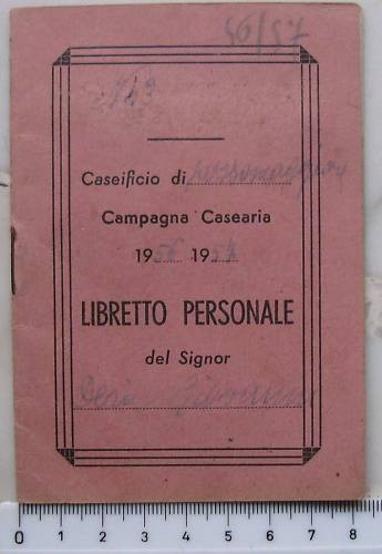 Libretto personale azienda - personale,