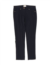 CONTE OF FLORENCE Pantalone donna casual IT 42 Medium W30 L30 blu navy AE14