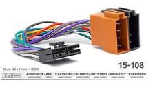 Compatibile con AEG/Clatronic Radio ISO DIN Auto Cavo Connettore Cavo Adattatore