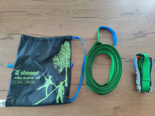 Slackline simond 15m verde - slackline,