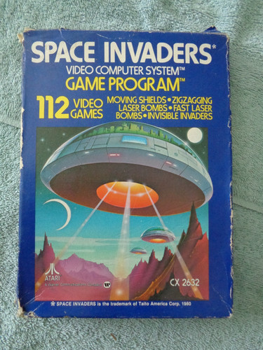 Atari space invaders - invaders, 1980