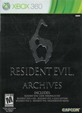 Resident Evil 6 Archives Xbox