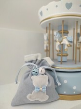 Nr. 75 Sacchetti portaconfetti bomboniera nascita battesimo bimbo 