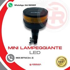 Mini Lampeggiante Flash a Led Per Trattore, Staffa Lunga, COBO 12/24V Arancione