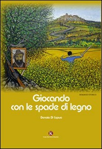 Giocando con spade legno - giocando,
