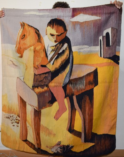 Arazzo egiziano tessuto - , mano