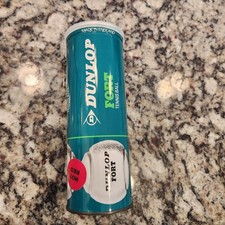 Palline da tennis Dunlop Sports Company Fort rosso caldo made in England rare difficili da finare