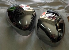 Coppia Calotte Specchio Retrovisore per Ford Fiesta 2008-2012 Cromate