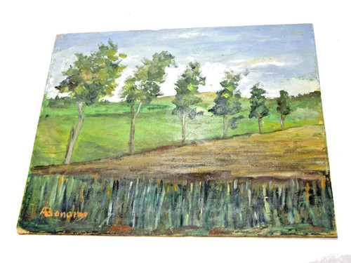 Antique oil painting - antique,