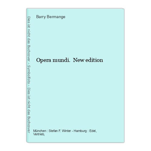 Opera mundi new edition - new,