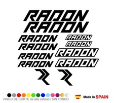 12 Pegatinas Vinilo RADON