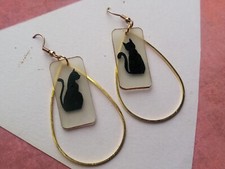 orecchini resina Gatti