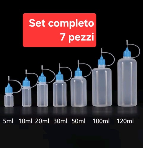 Set boccette plastica - 7,