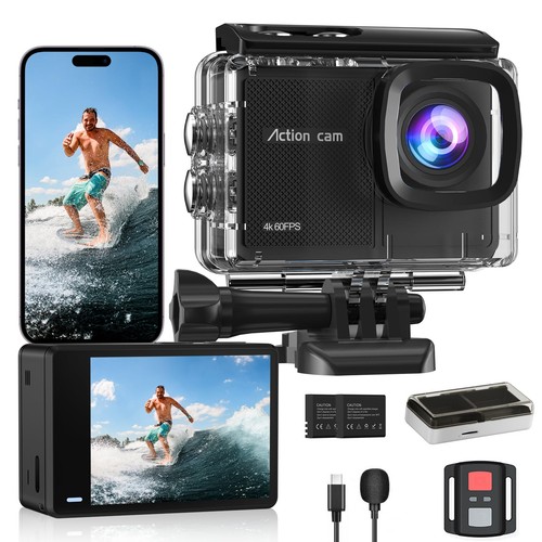 Action cam 4k60fps 40m - action, 4k60fps,40m