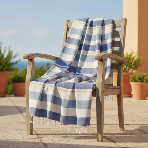 Telo mare con - telo, frange
