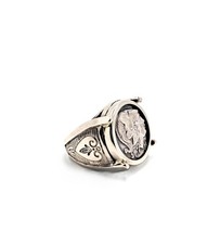 Anello con moneta Atena in
