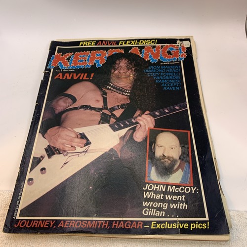 Anvil kerrang magazine - kerrang,
