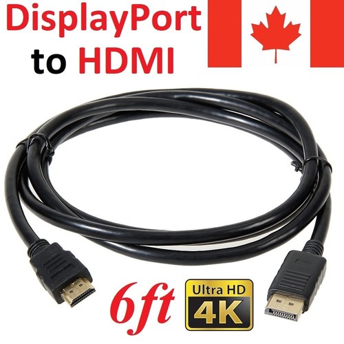6ft display port to - port,